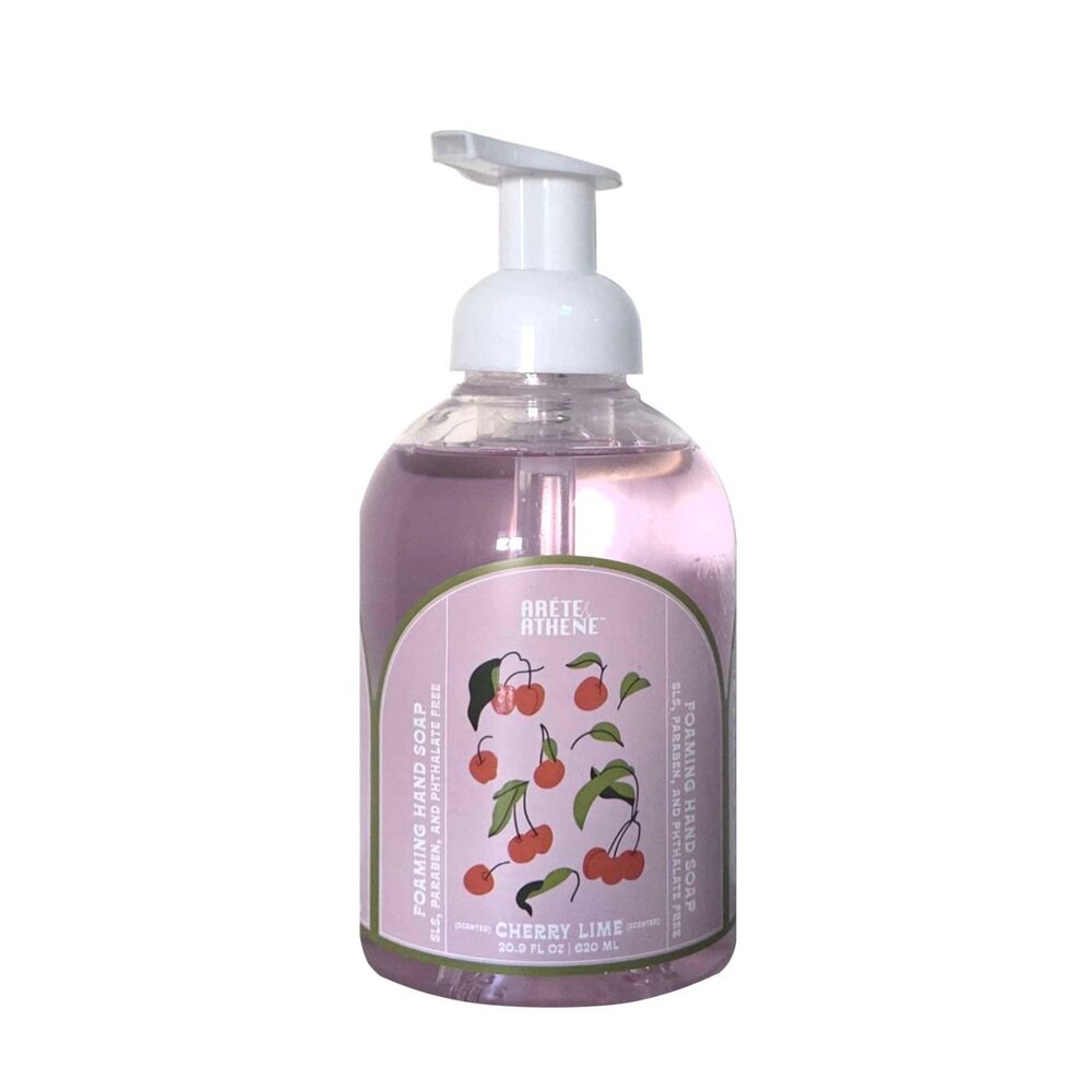 NEW Arete & Athene Cherry Lime Scented Liquid Foaming Hand Soap